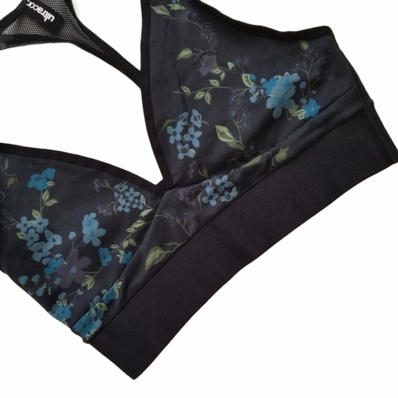 Ultracor Vortex Floral Racerback Sports Bra Sze XS - Picture 3 of 7
